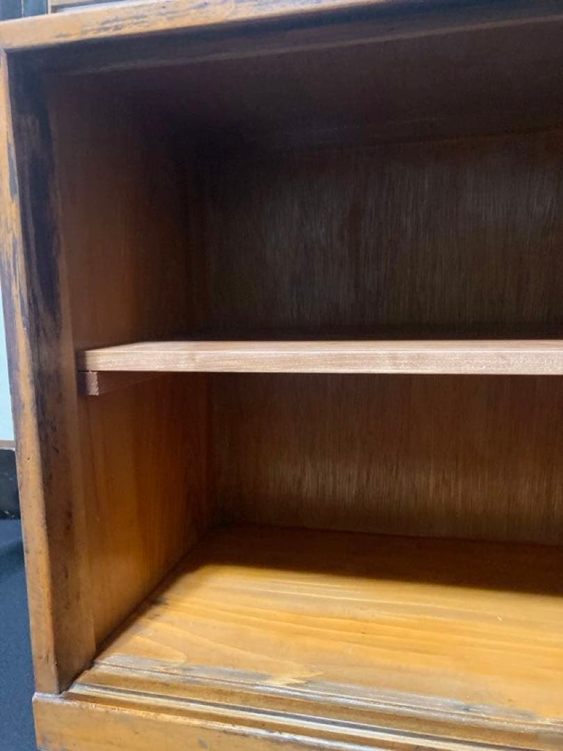 #49 水屋箪笥 食器棚 ショーケース　什器　昭和レトロ　飾り棚　一点もの