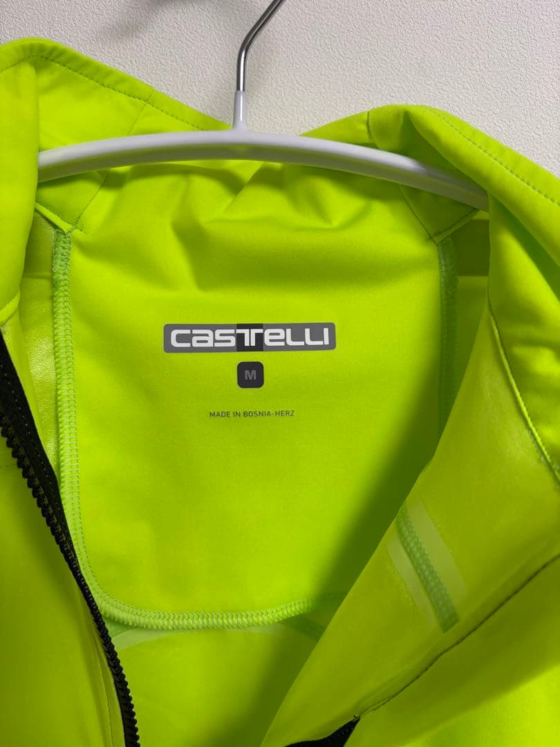 Castelli Ultra Rain Cape M 蛍光イエロー