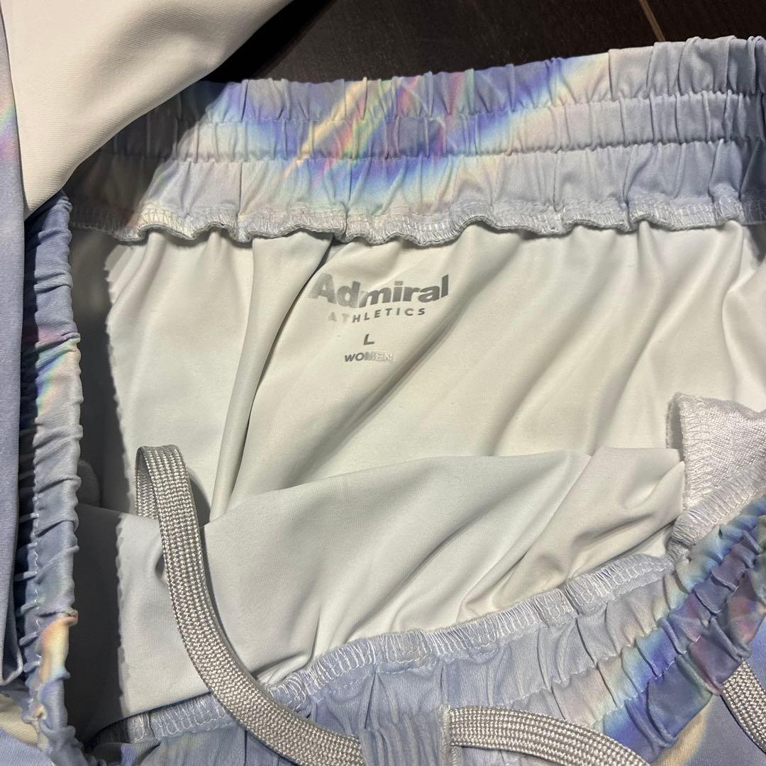Admiral テニスウェア Lサイズ 白水色