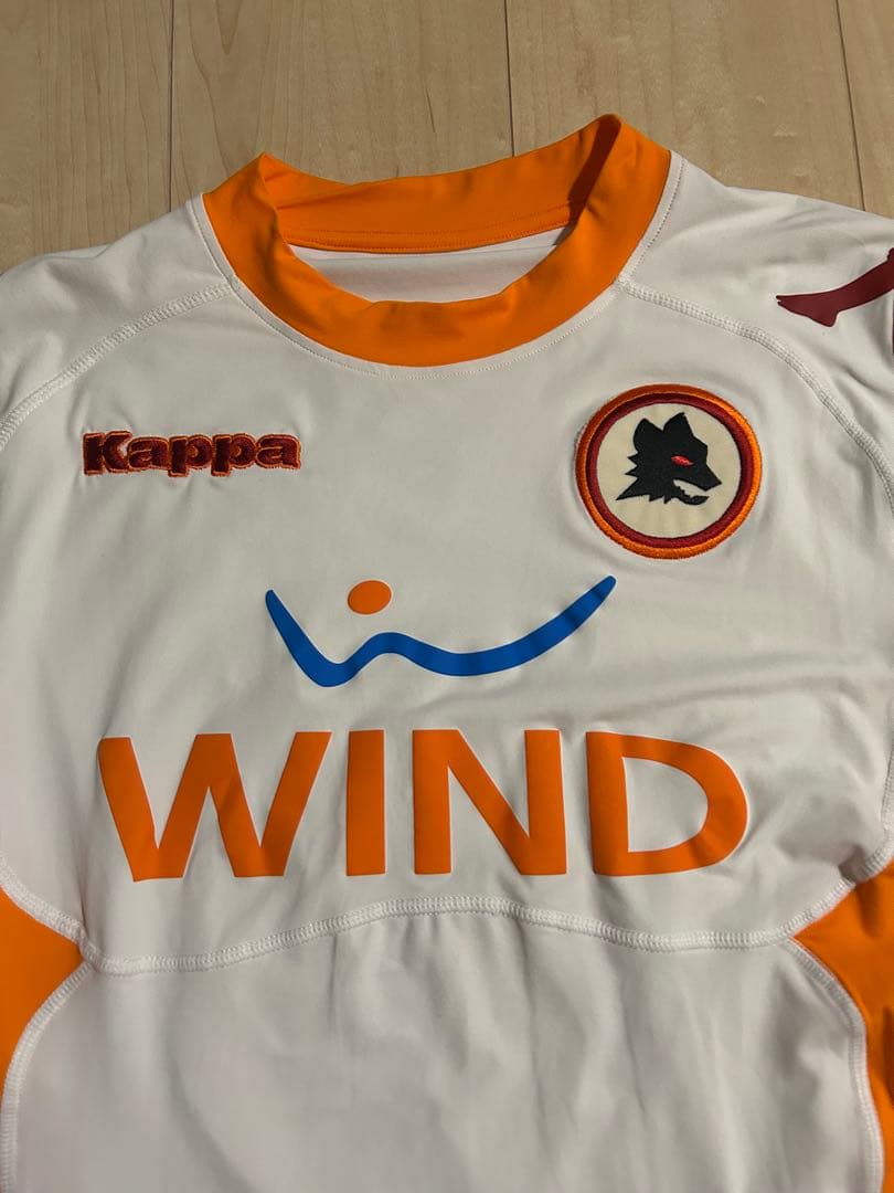 ビンテージ 選手支給品 セリエA ASローマ デ・ロッシ ユニフォーム 証明書付