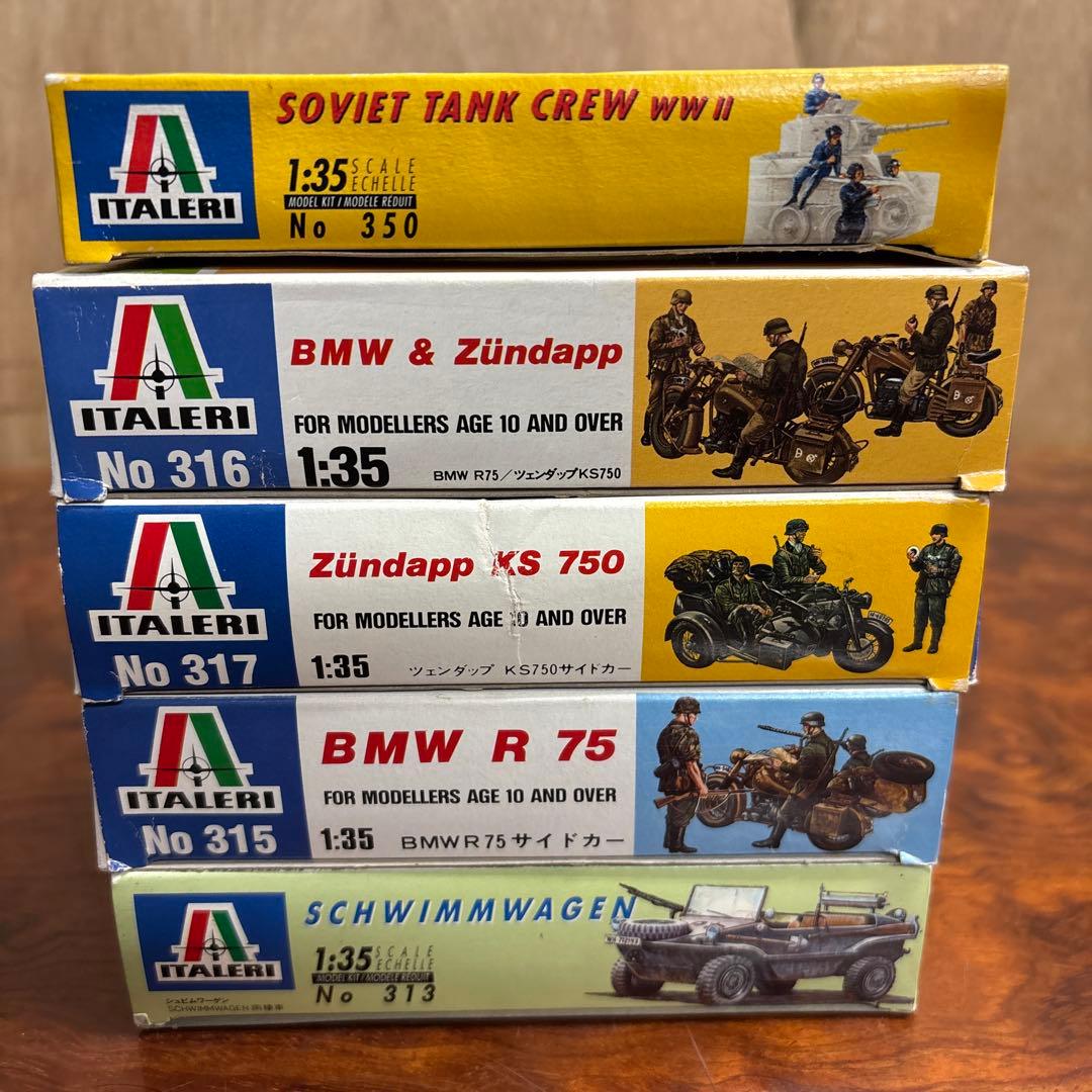 1/35 スケール 戦争模型キット 5点セット　0126o123