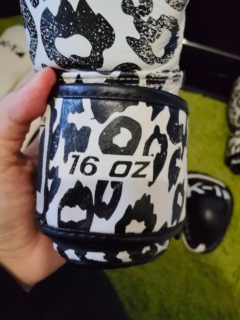 K-1 ボクシンググローブ16 OZ、サポーター Lサイズ セット