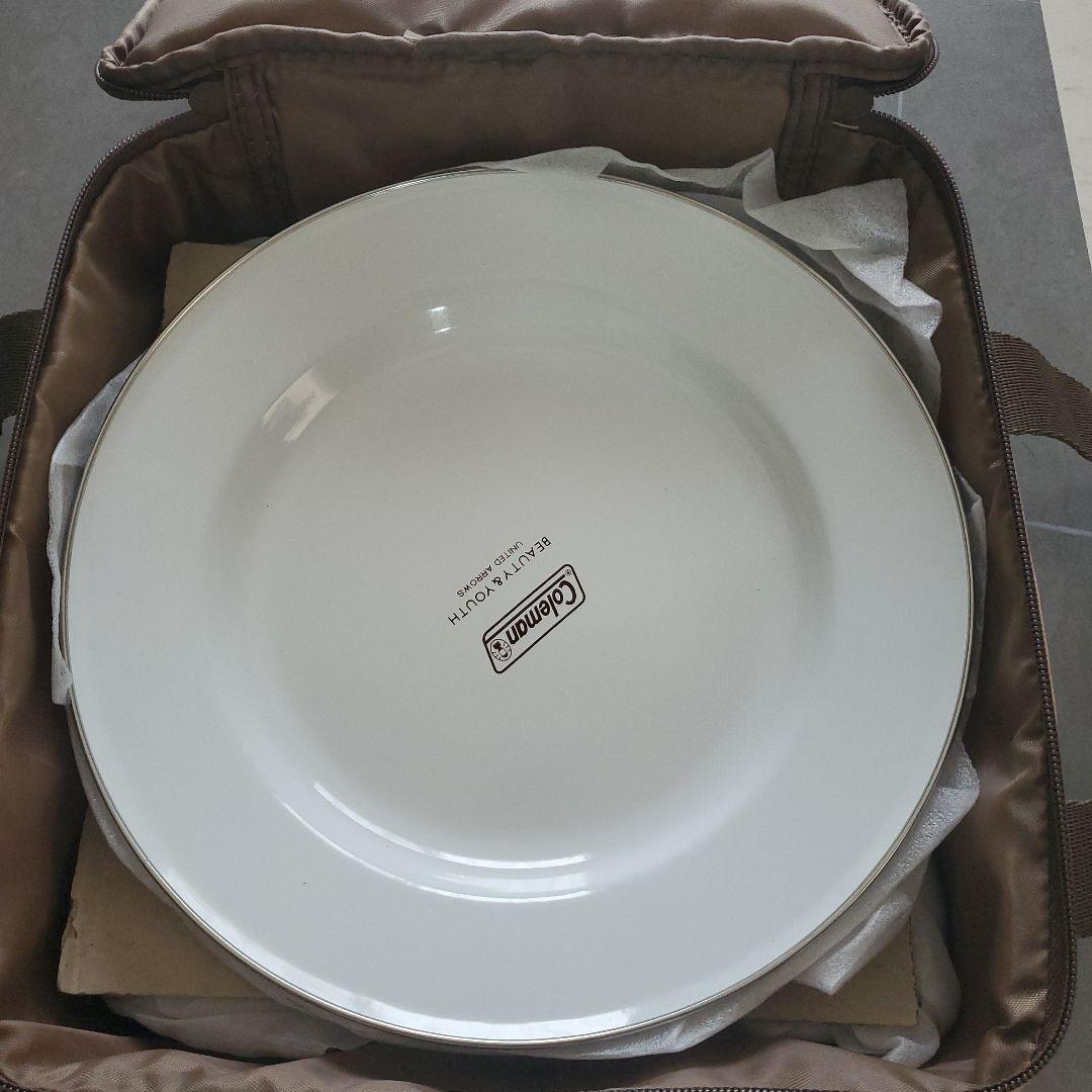 Coleman BEAUTY & YOUTH コラボ エナメルディッシュセット