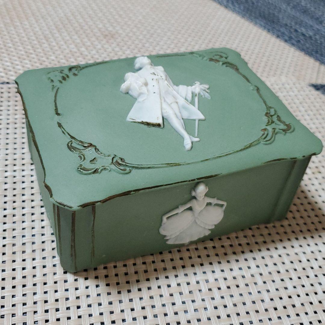 パリ骨董市　アンティーク小物入れ