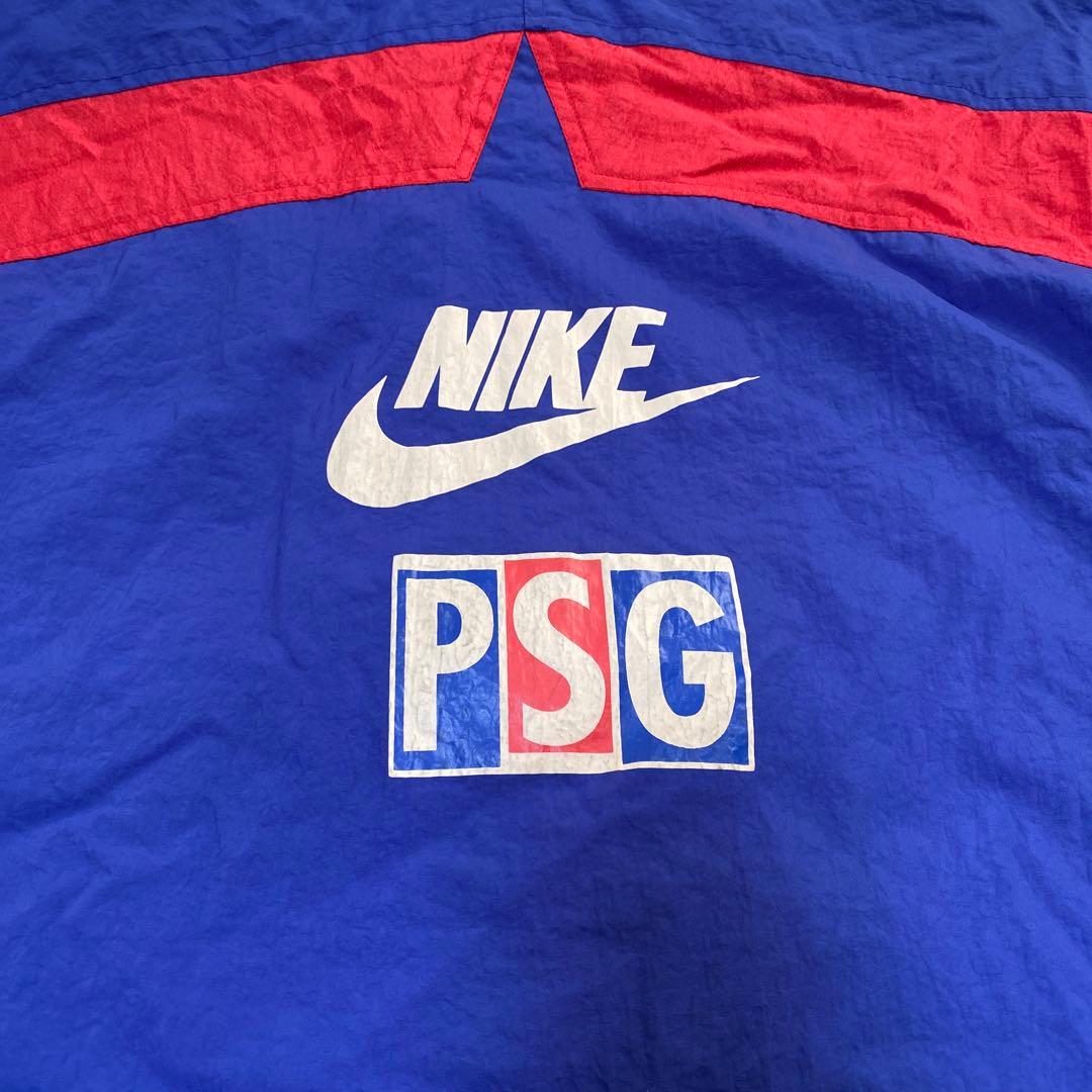 NIKE 90s 超希少 パリサンジェルマン ナイロンジャケット デカロゴ
