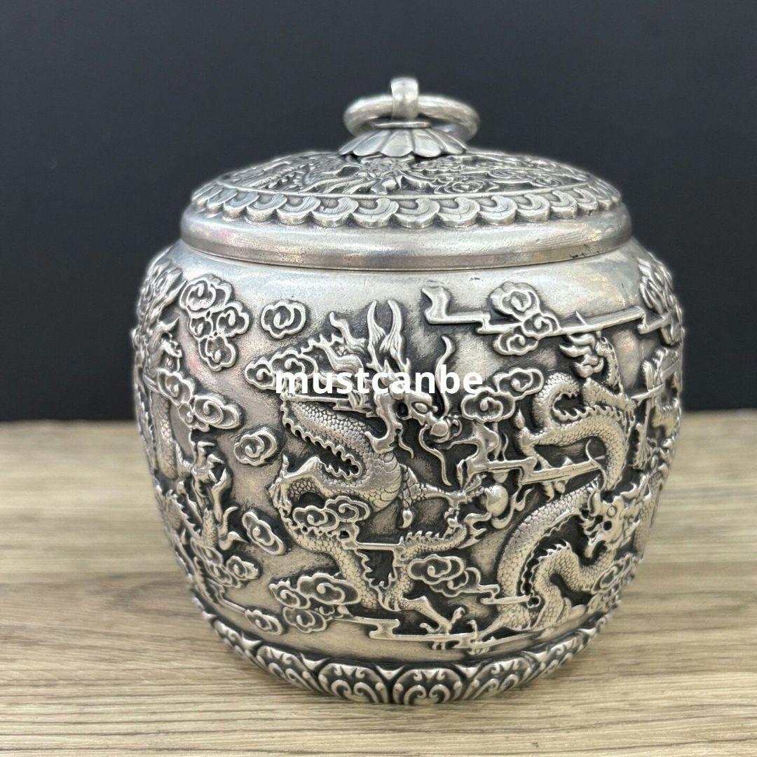 銅器 龍鳳茶壺 装飾品 工芸品 置物