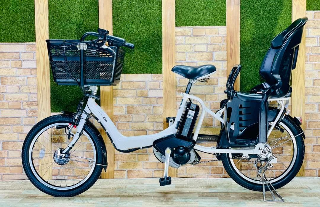 低価格 No１モデル ホワイト系 ヤマハ 子供乗せ電動アシスト自転車 H2848