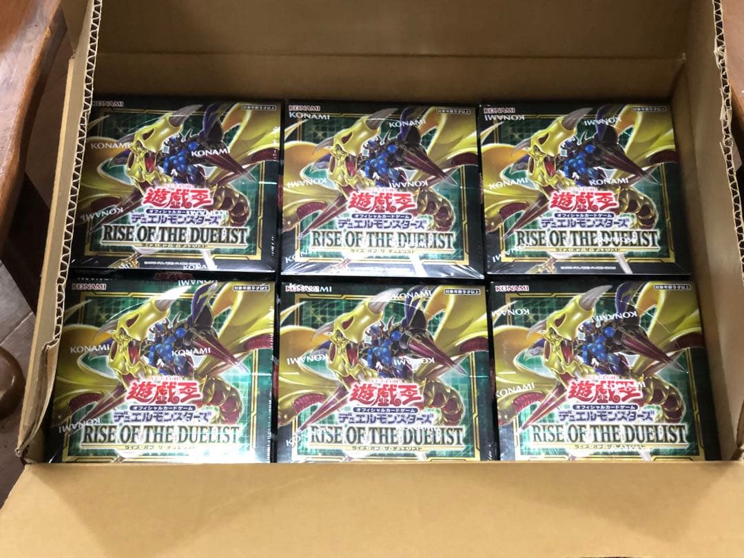 遊戯王　ライズオブザデュエリスト　18BOX 新品未開封