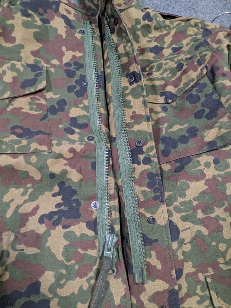 陸上自衛隊　M65フィールドジャケット　2型迷彩秋冬茶系　戦闘外被　防寒　L