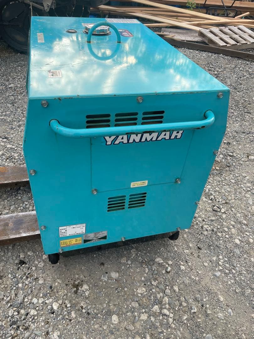 ヤンマー　ディーゼル　200V 発電機　実働10H YDG600TS-6E