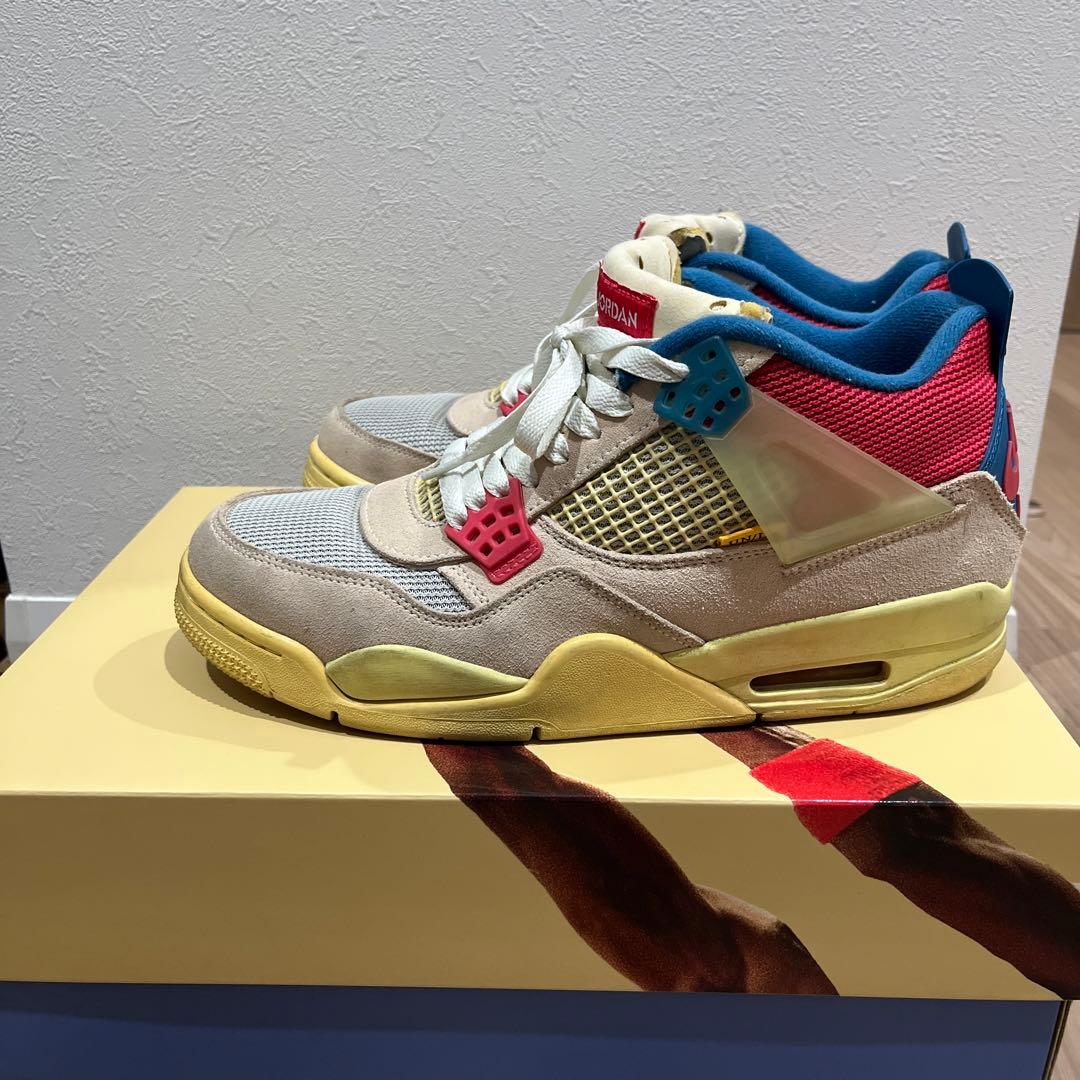 シューズ(男性用) UNION Jordan 4 Guava Ice/Light FusionRed