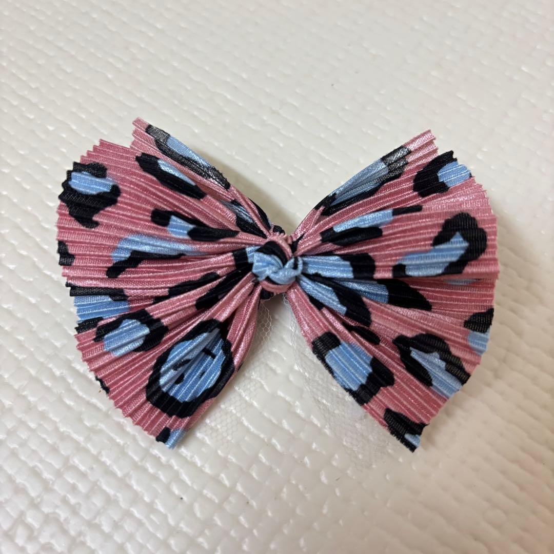 ene☆ レオパードニコちゃんパーカー、ワンピース、バレッタ 3点セット 1H