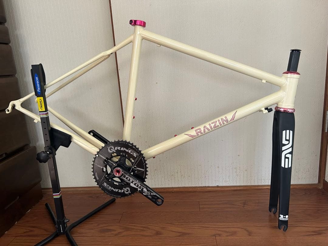 RAIZIN ロードバイクフレーム ENVE クリスキング　雷神　クロモリ