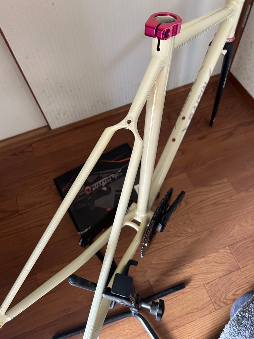 RAIZIN ロードバイクフレーム ENVE クリスキング　雷神　クロモリ