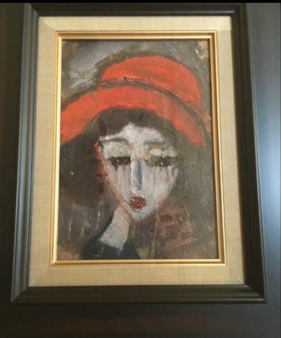 ■東急百貨店吉祥寺店購入　『織田廣喜』　油彩ＳＭ号　鑑定あり