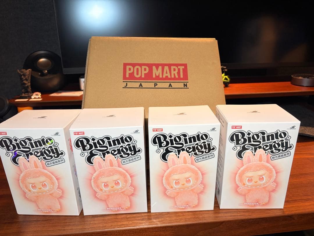 【正規品・未開封】ラブブ POP MART Big into Energy 4個