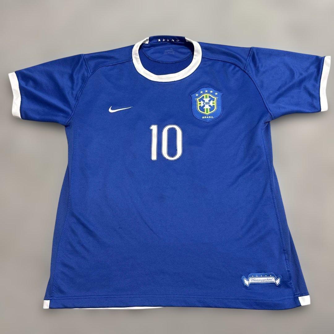 レア00s NIKEブラジル代表　アウェイユニフォーム ロナウジーニョ　Mサイズ