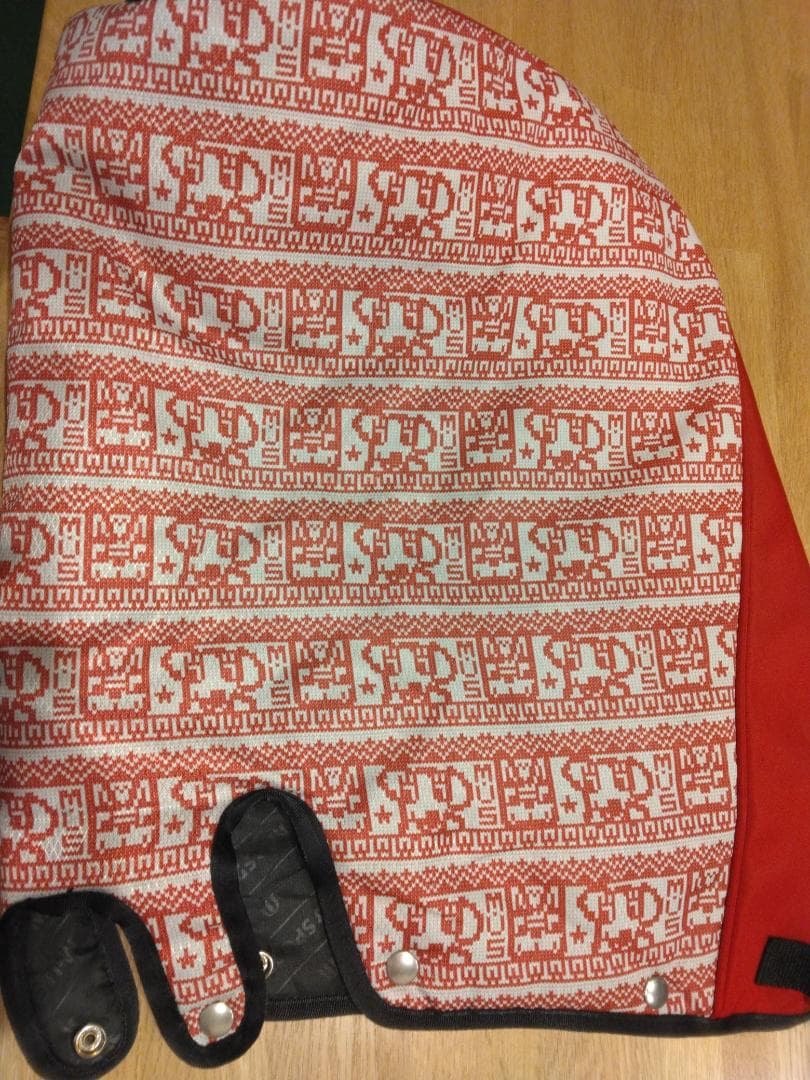 M.U SPORTS 赤 パターン入り キャディバッグ