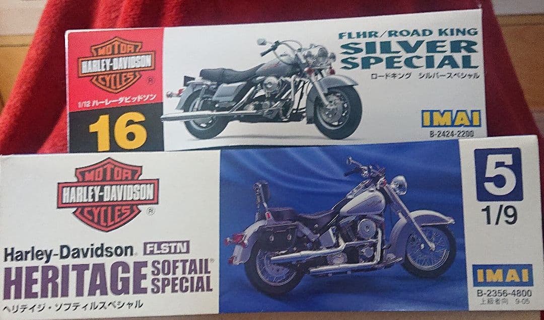 ハーレーダビッドソン 1/9 1/12 プラモデル 2セット 超レア セット！