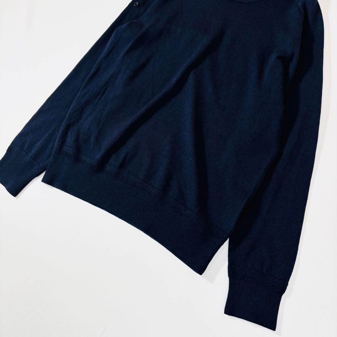 【訳あり】943美品✨ブリーフィング エクストラファインメリノクルーネックニット