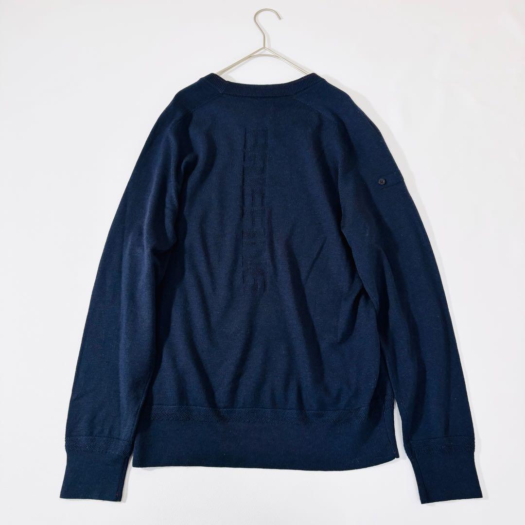 【訳あり】943美品✨ブリーフィング エクストラファインメリノクルーネックニット