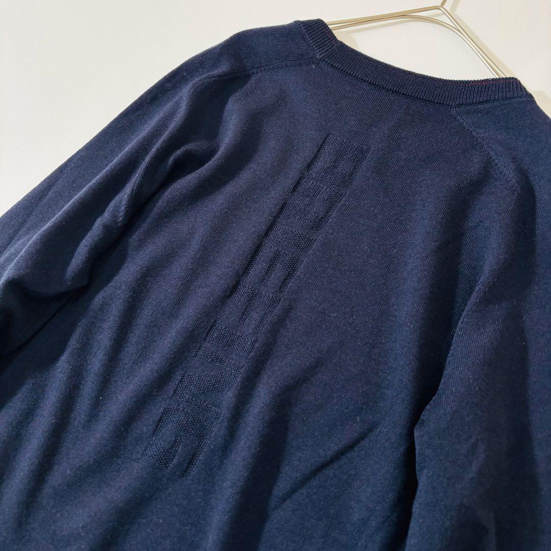 【訳あり】943美品✨ブリーフィング エクストラファインメリノクルーネックニット