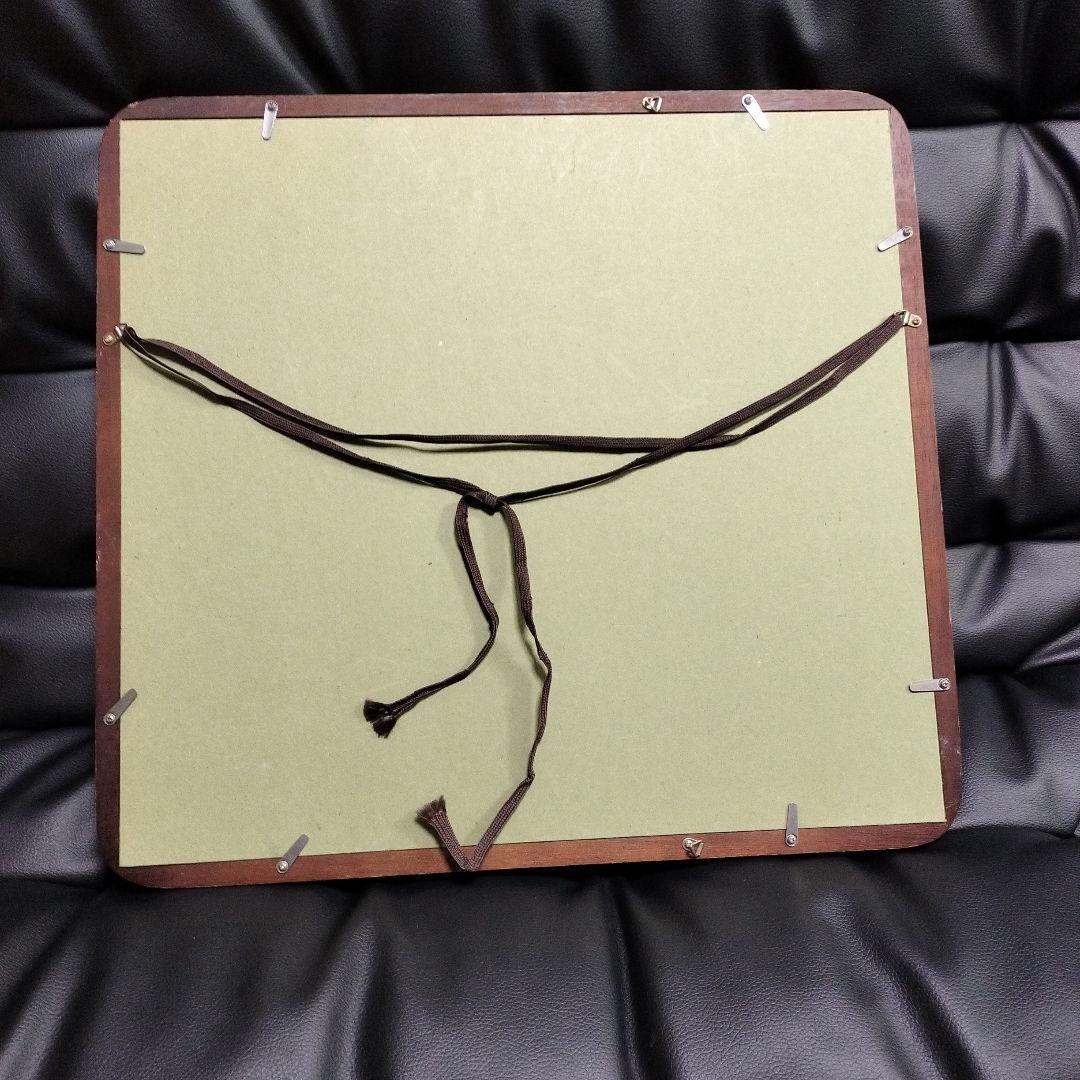 田中坦三 猫 アンティーク 直筆 骨董 色紙 額付き 壁掛け