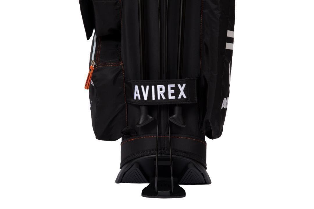 新品 AVIREX アヴィレックスゴルフ スタンド キャディバッグ ホワイト