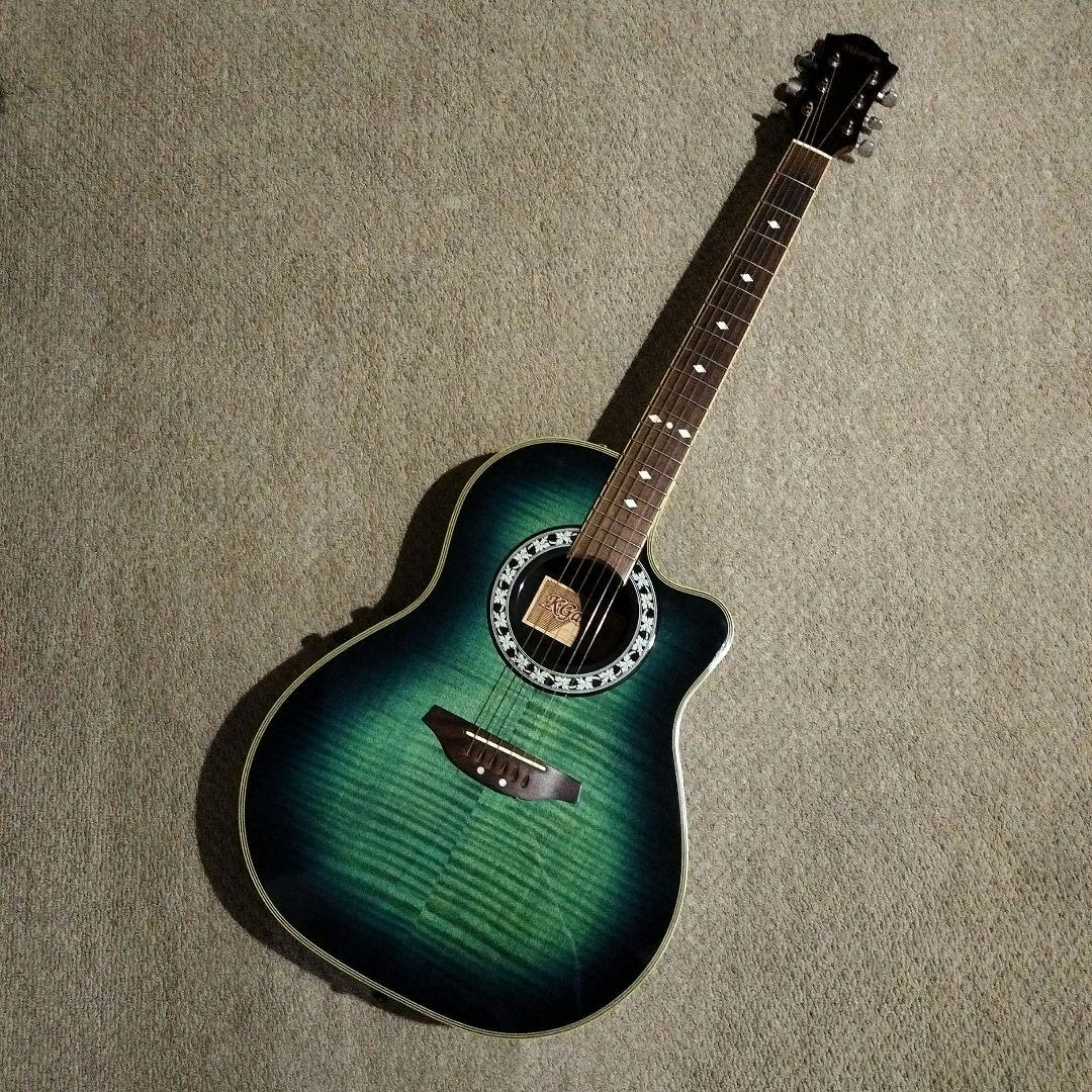 K•Garage エレアコギター EA-400 清掃済み 新品ストラップ付