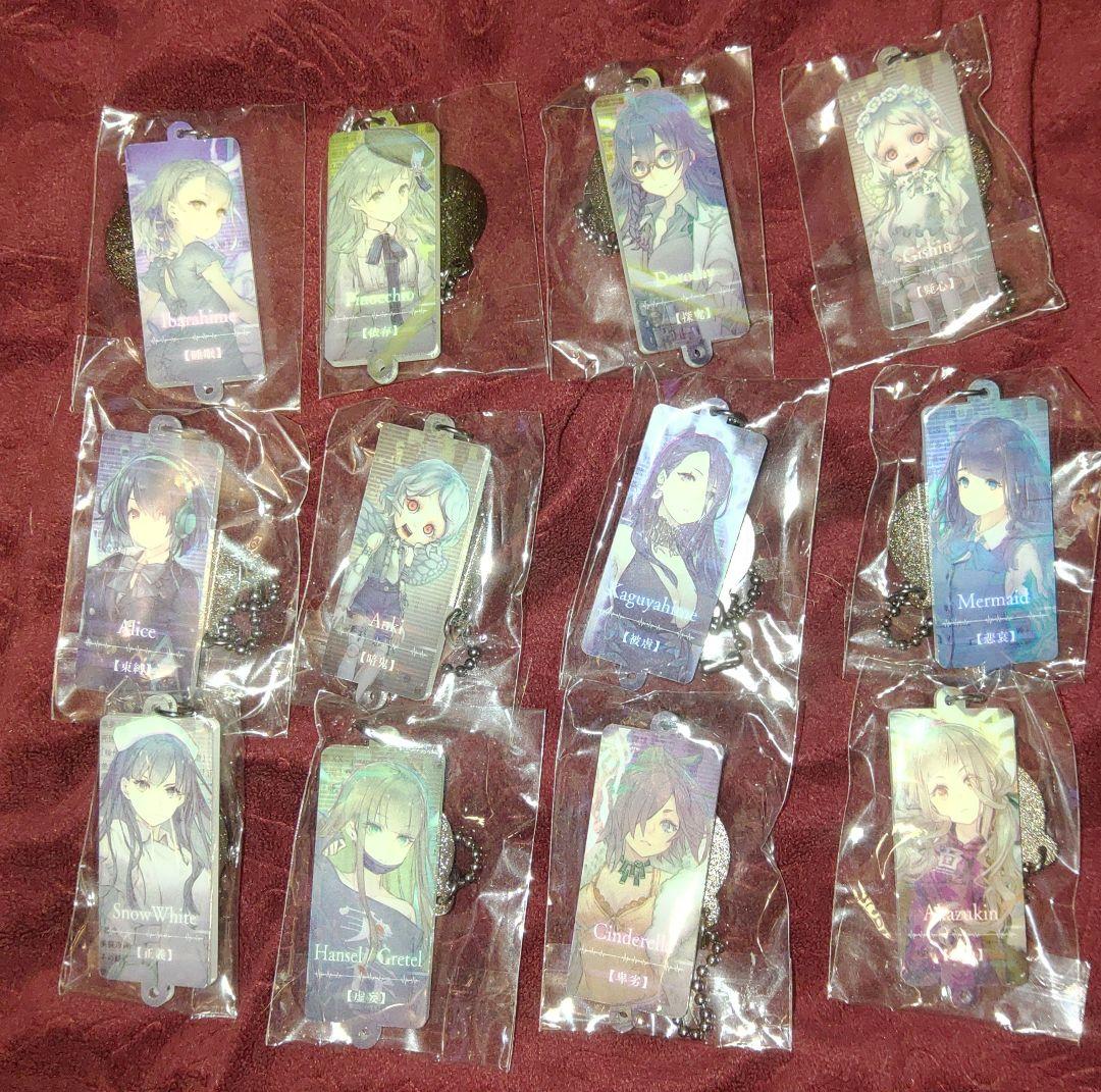 ②アクリルチャーム　シノアリス　12種類　スクエニカフェ