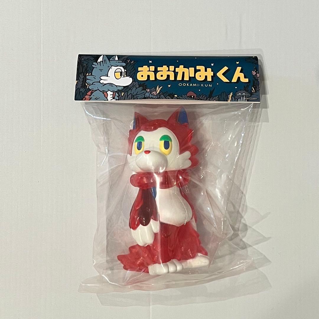 おおかみくん　ソフビ　ゲームカラー　レッド　赤