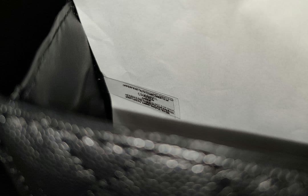 【新品未使用】CHANEL　ノベルティ　ブラックレザー ショルダーバッグ　箱付き