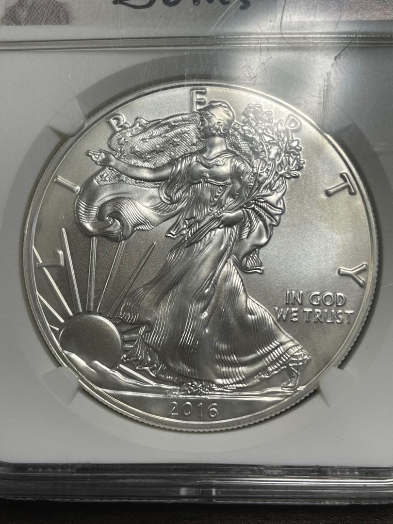 2016年 アメリカンイーグル 銀貨　1オンス　NGC MS70