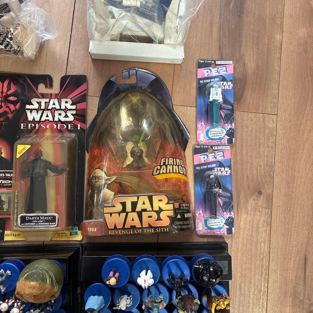 ペプシコーラ　スターウォーズ　ボトルキャップ　60個　缶ホルダーフィギュア