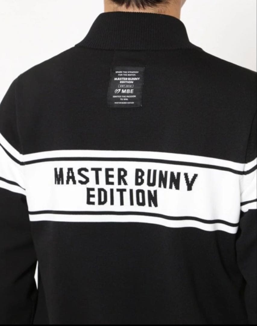 新品 パーリーゲイツ マスターバニー 天竺度詰め ジャケット(4)サイズM/黒