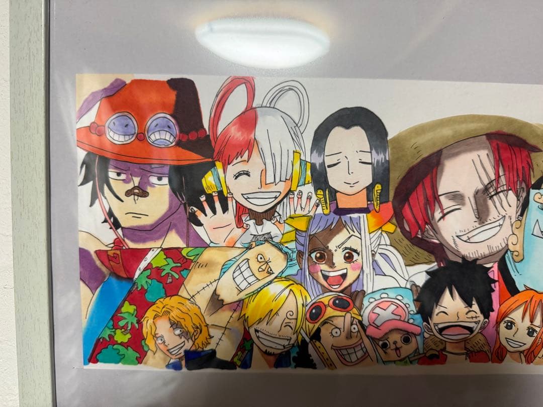 ワンピース キャラクター アート フレーム付き ポスター