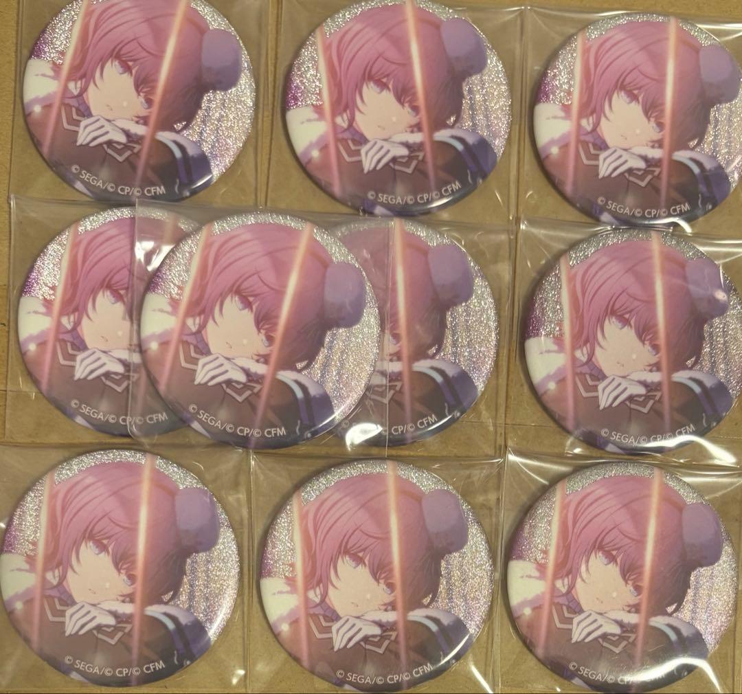 プロセカ　朝比奈まふゆ　グリッター缶バッジ　グリ缶　14C 初雪　旋律