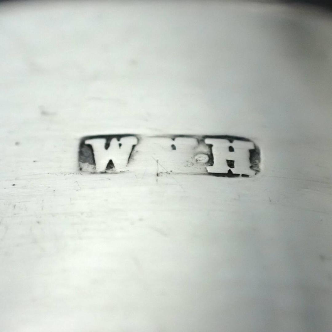 1924年 英国製 アンティーク 純銀製 スターリングシルバー ナプキンリング