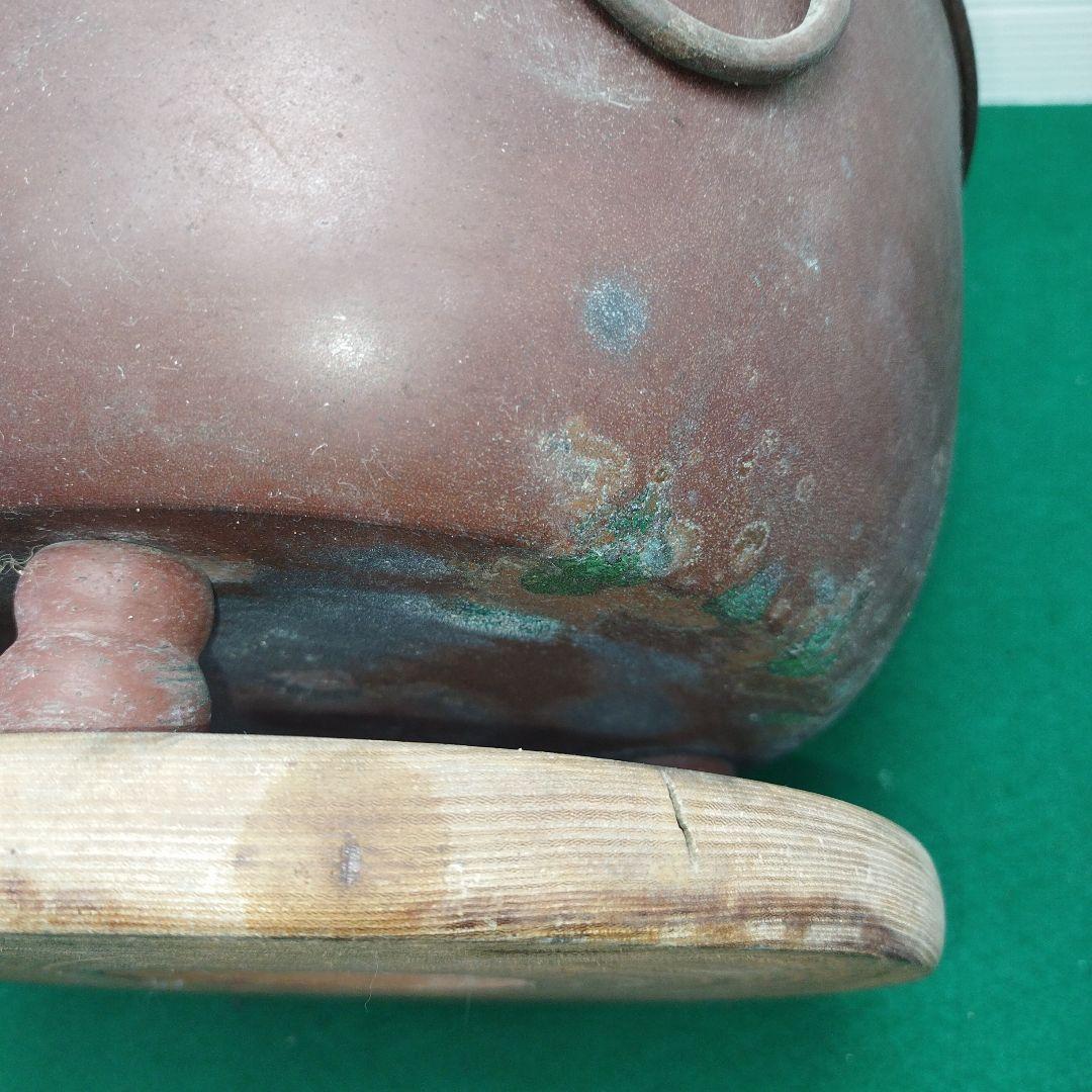 銅製火鉢 時代物 古民具 古道具 瓢箪 ひょうたん 透かし 火鉢 アンティーク