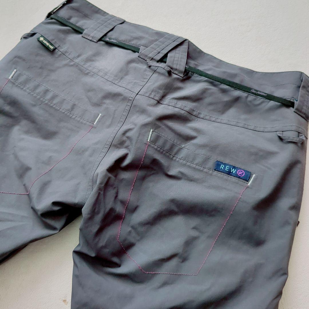 3139 REW スノボウェア パンツ ゴアテックス チケットホルダー グレー