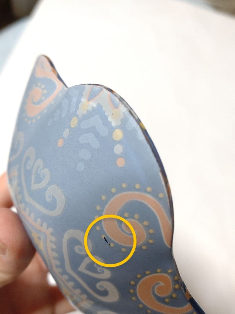 デザートボウル ■ 5点 ガラスボウル 皿 オリエンタル柄 青 蚤の市