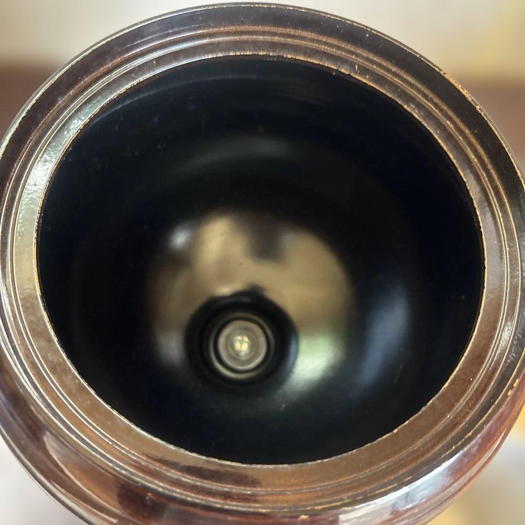 灰皿　木目調　アンティーク　未使用