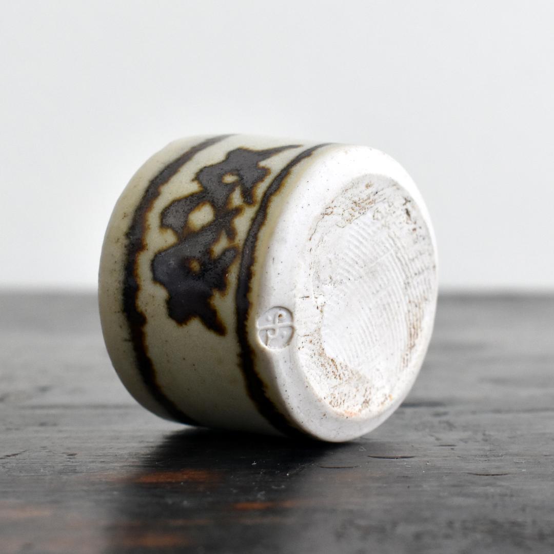 バーナード リーチ リーチポタリー 鉄絵エッグカップ イギリス セントアイヴス