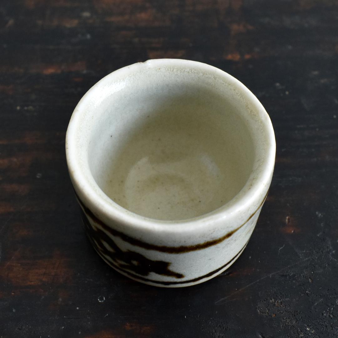 バーナード リーチ リーチポタリー 鉄絵エッグカップ イギリス セントアイヴス