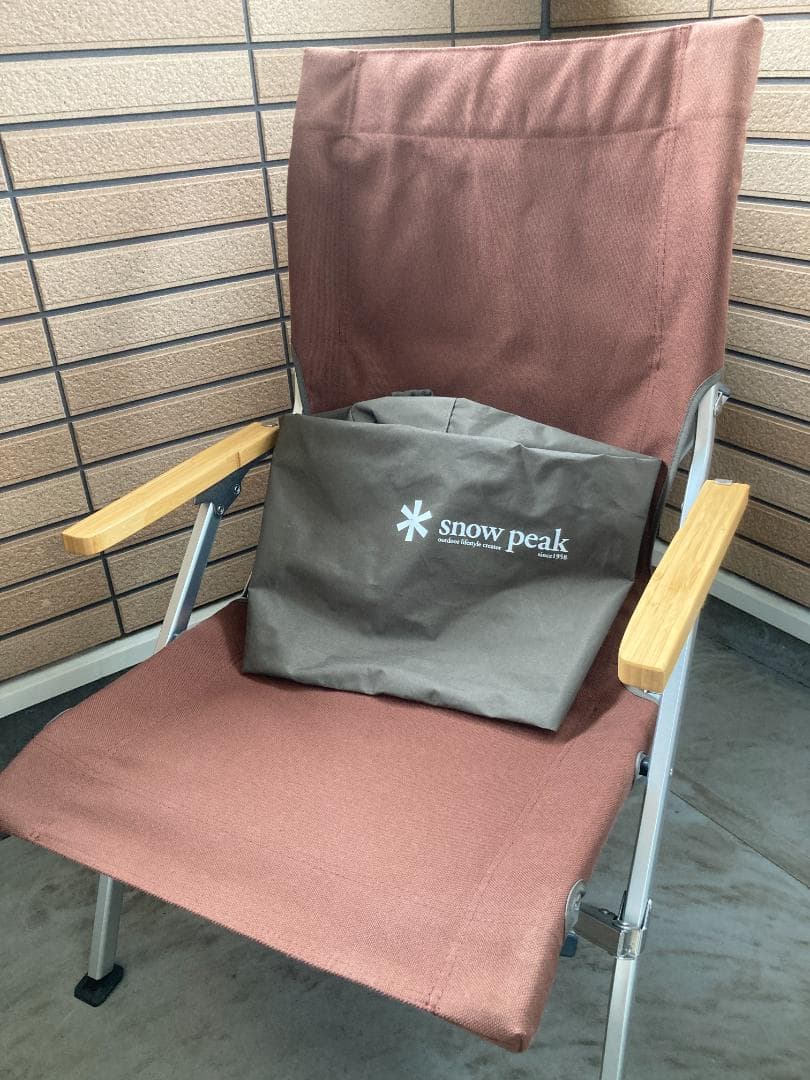 美品　スノーピーク ローチェア 30 ブラウン チェア