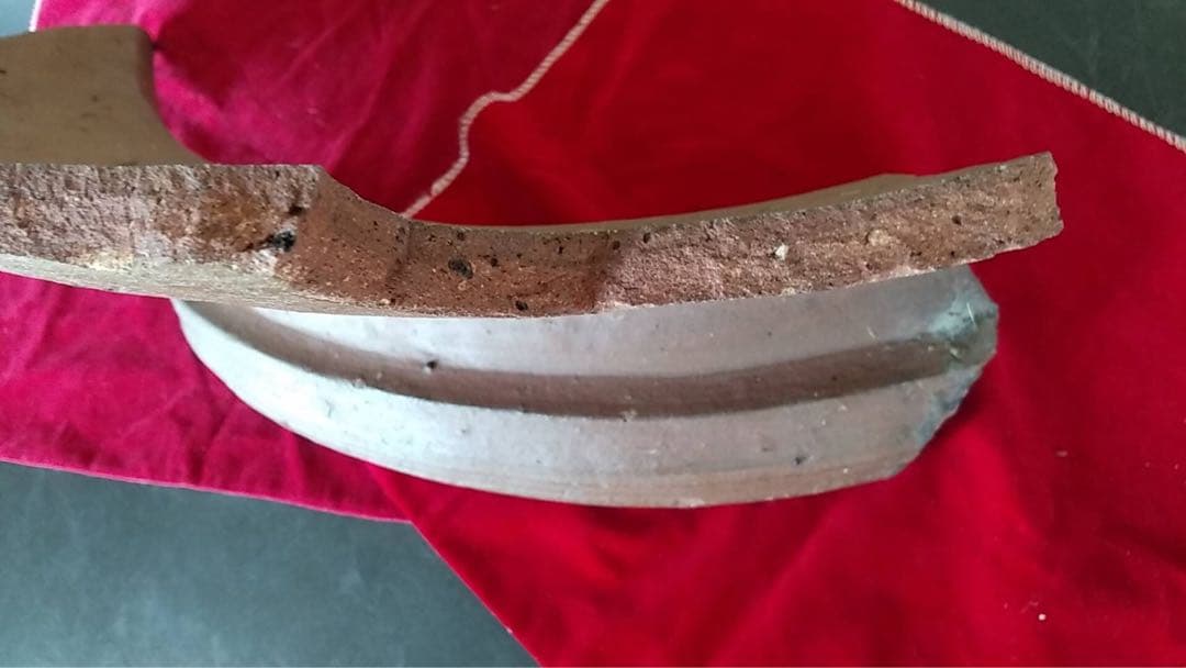 古備前　大甕　古陶　室町時代　酒器　陶板　残欠　茶器　花器　茶道具　陶片