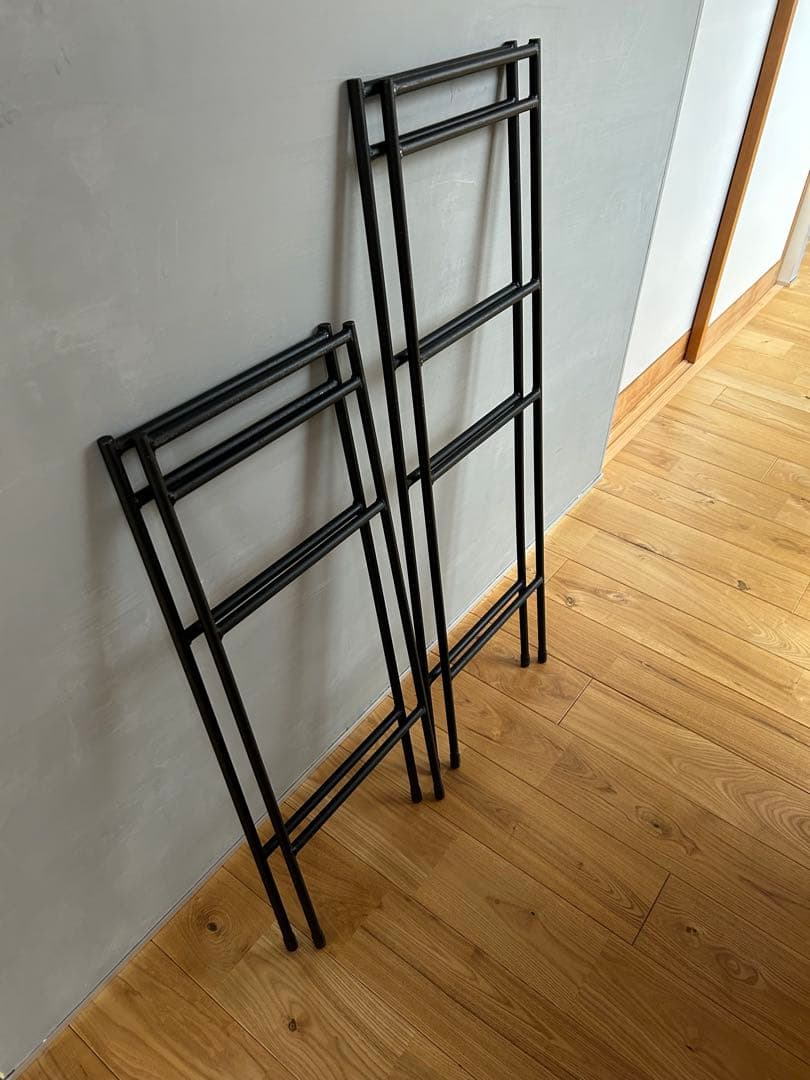 アイアン カスタムラダーラック　キャンプキッチンテーブル　2セット　オーダー品