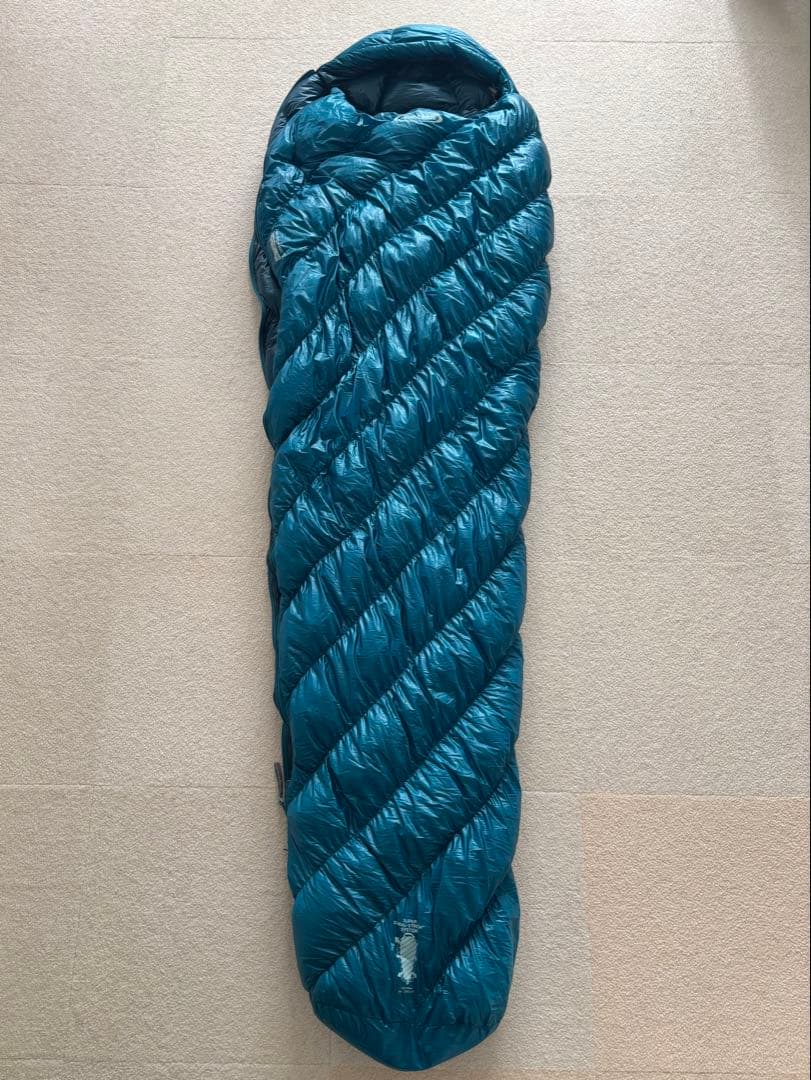 モンベル ダウンハガー800 #3 R/ZIP 1121360 ブルーグリーン