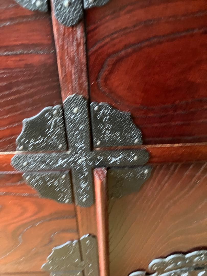 送料込 筑後民芸 ダークブラウン 桐箪笥