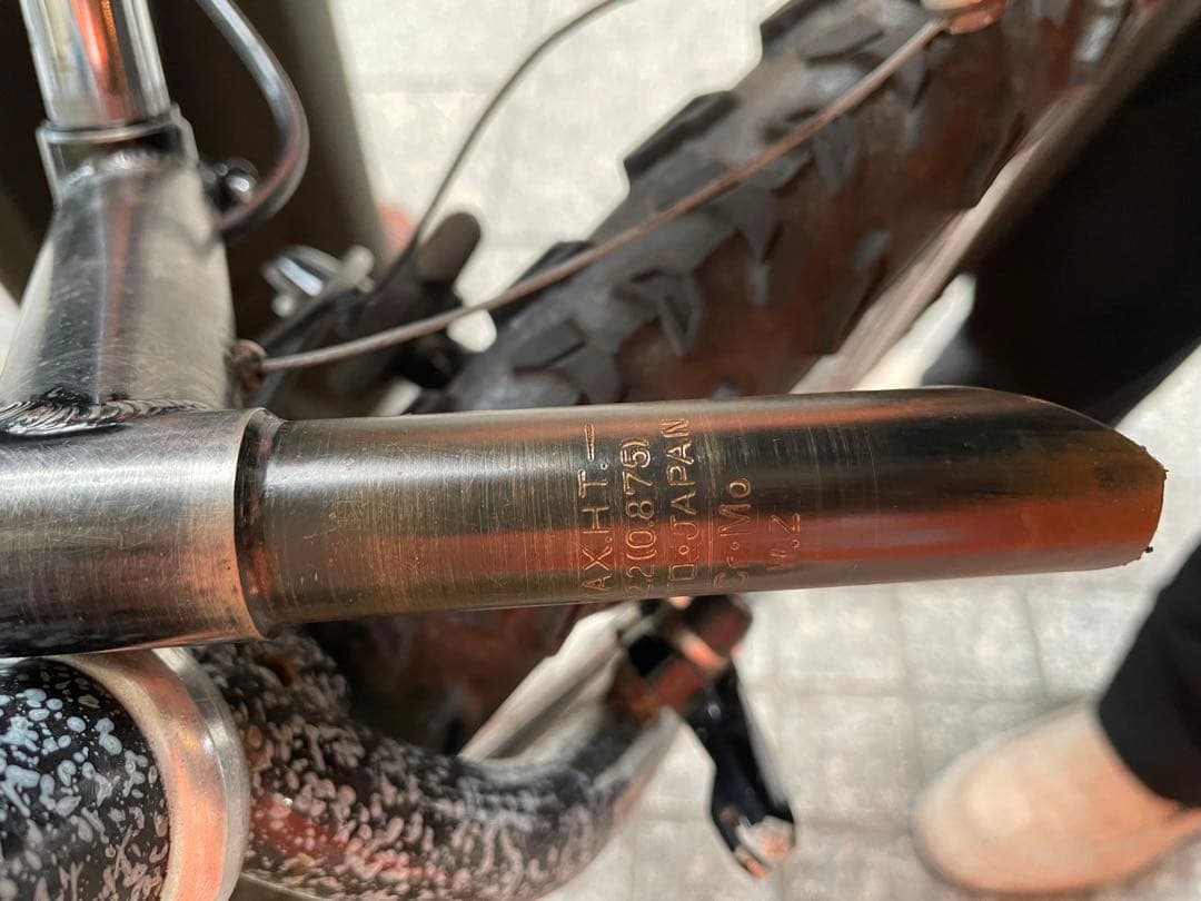 80s 90s old nitto クロモリ スレッド ステム raw カラー